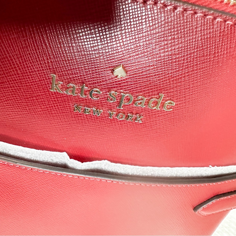 Kate Spade Cherry Red Backpack Purse - Picture 7 of 7